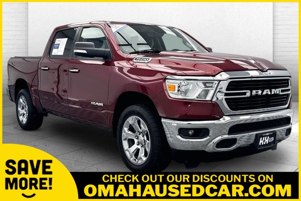 Delmonico Red Pearlcoat 2020 RAM 1500 Pickup Truck Four-Wheel Drive 8-Speed Automatic