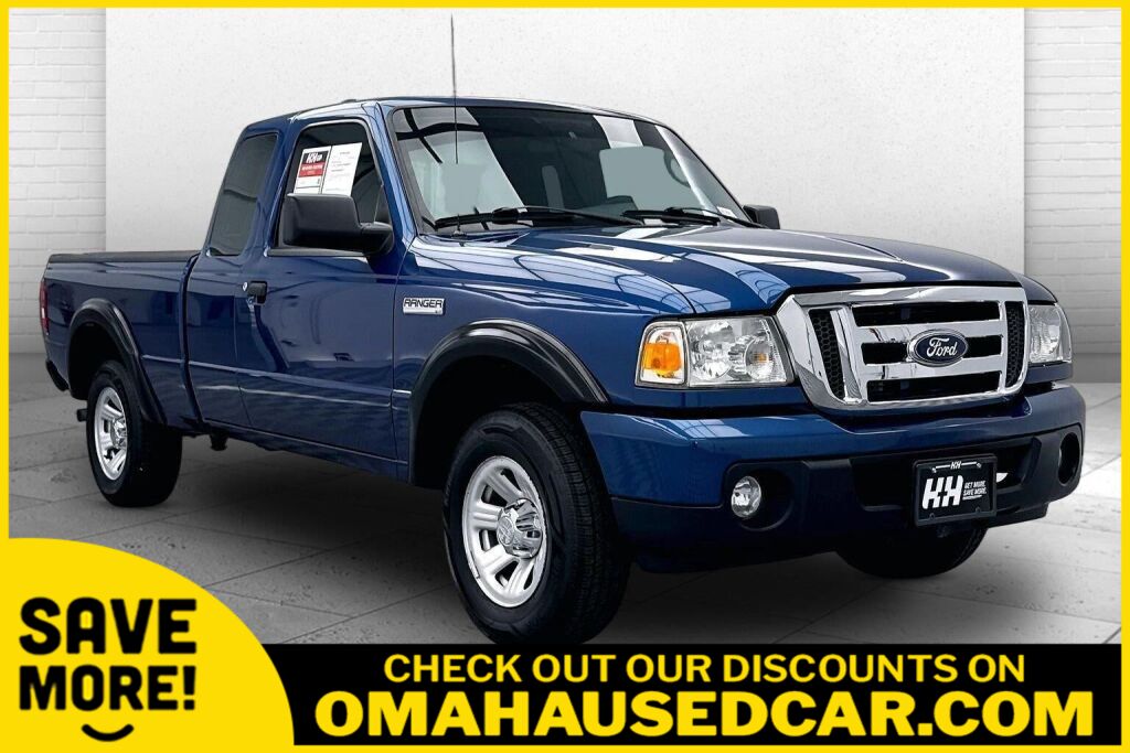 Vista Blue Metallic 2011 Ford Ranger Pickup Truck 4X2 5-Speed Manual Overdrive