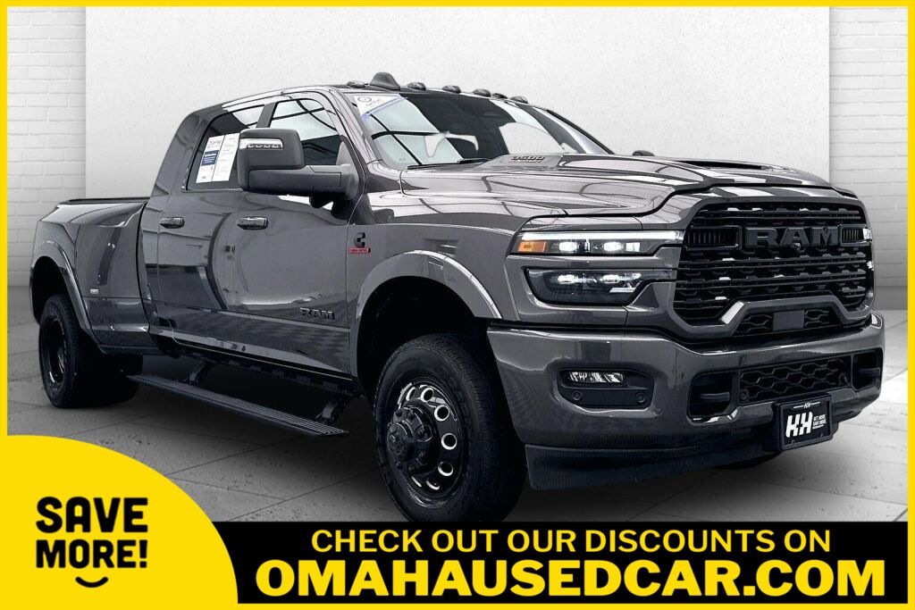 Gray (Granite Crystal Metallic Clearcoat) 2026 RAM 3500 Pickup Truck Four-Wheel Drive 8-Speed Automatic