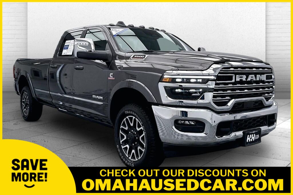 Gray (Granite Crystal Metallic Clearcoat) 2026 RAM 3500 Pickup Truck Four-Wheel Drive 8-Speed Automatic