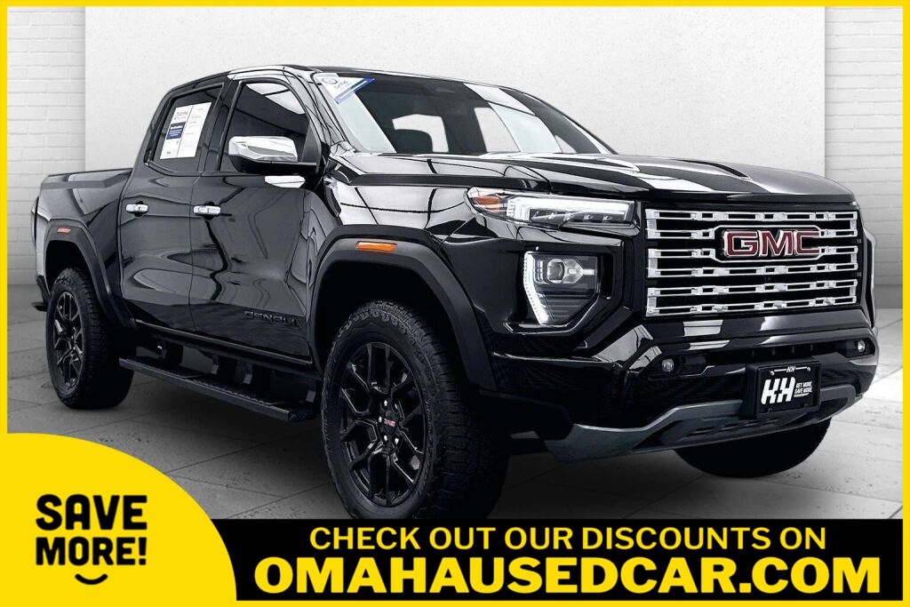 Onyx Black 2025 GMC Canyon Pickup Truck Four-Wheel Drive 8-Speed Automatic