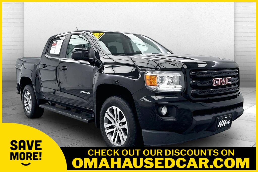 Onyx Black 2016 GMC Canyon Pickup Truck Four-Wheel Drive 6-Speed Automatic