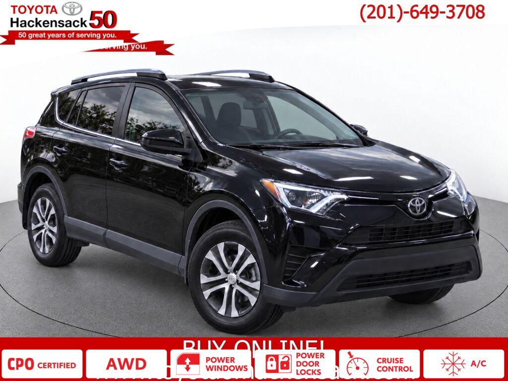 Black 2018 Toyota RAV4 SUV / Crossover All-Wheel Drive 6-Speed Automatic