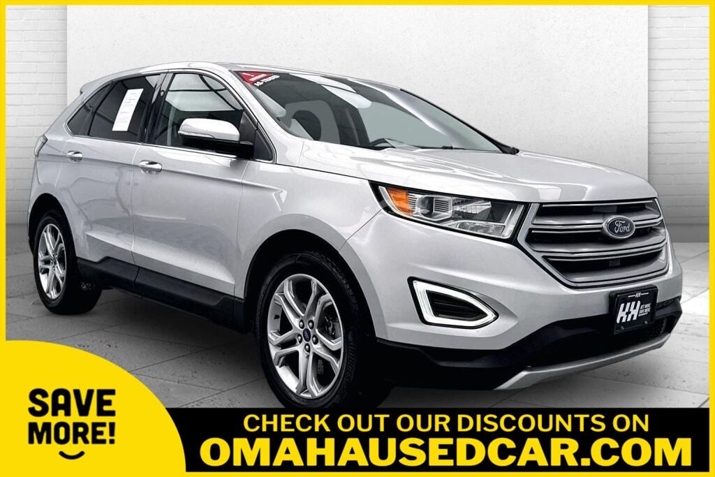 Ingot Silver Metallic 2016 Ford Edge SUV / Crossover All-Wheel Drive 6-Speed Automatic