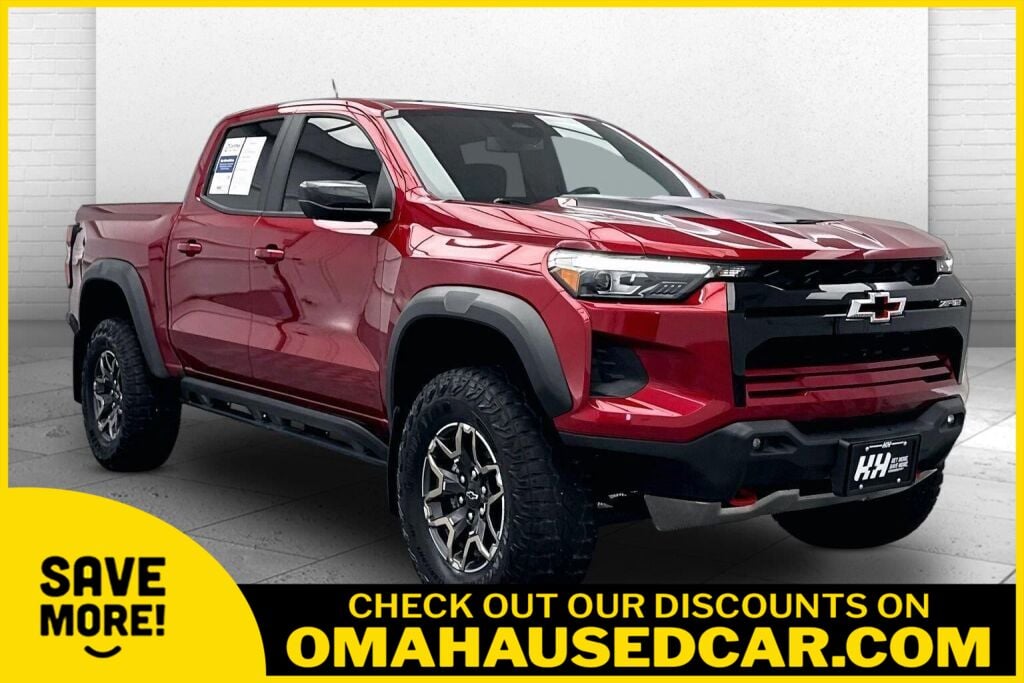 Radiant Red Tintcoat 2024 Chevrolet Colorado Pickup Truck Four-Wheel Drive 8-Speed Automatic