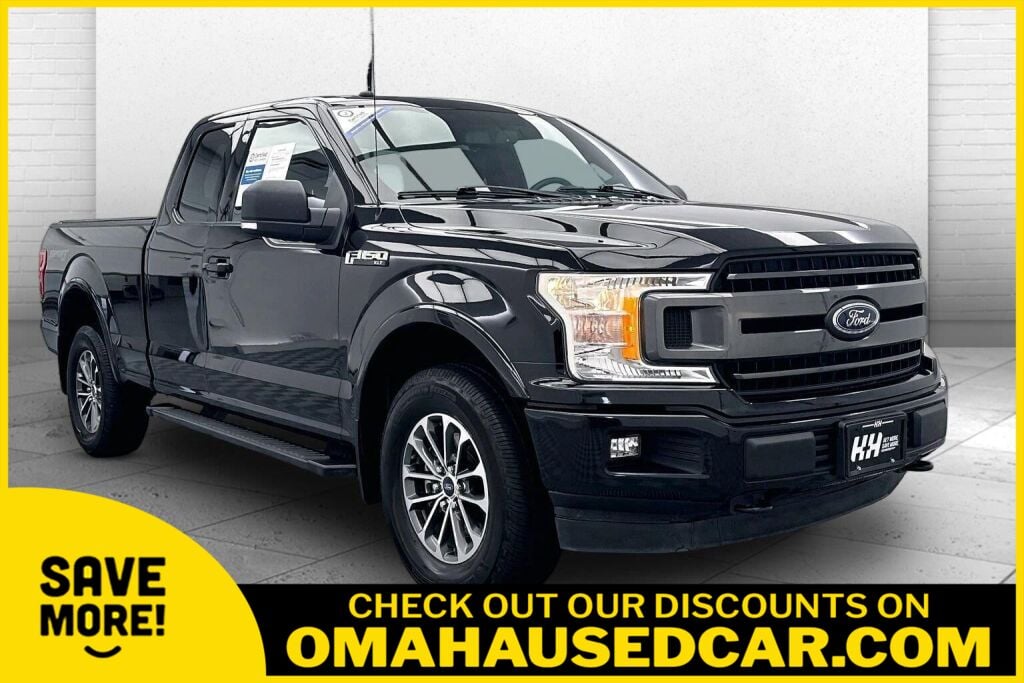 Shadow Black 2018 Ford F-150 Pickup Truck Four-Wheel Drive 6-Speed Automatic