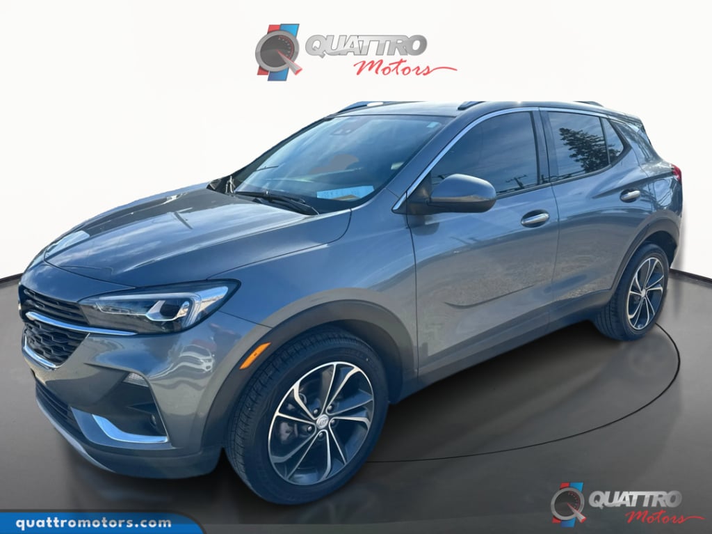 Gray (Satin Steel Metallic) 2022 Buick Encore GX Essence FWD SUV / Crossover Front-Wheel Drive Continuously Variable Transmission
