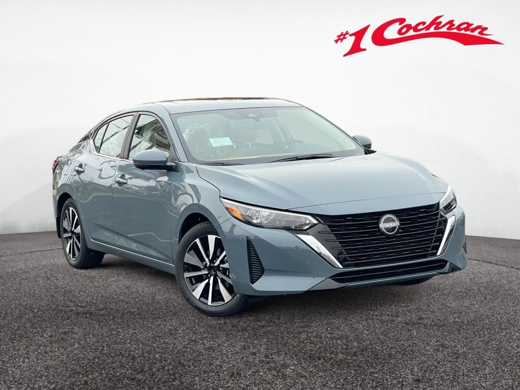 Atlantic Gray Metallic 2025 Nissan Sentra SV FWD Sedan Front-Wheel Drive Continuously Variable Transmission