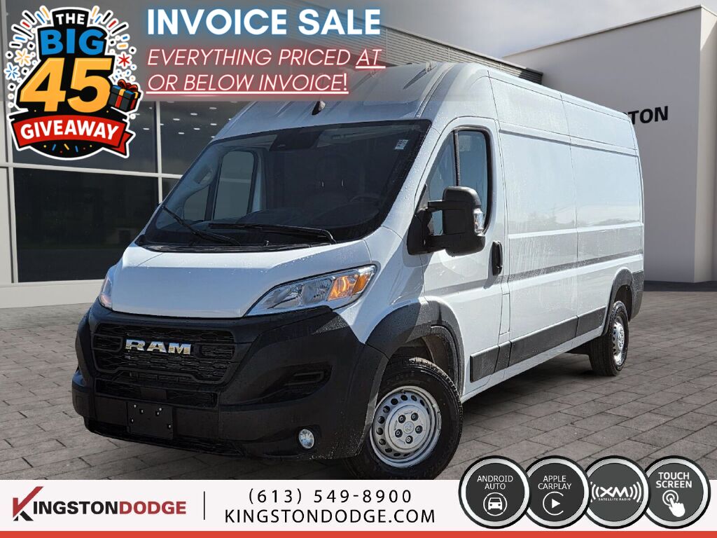 RAM ProMaster 2500 Tradesman 159 High Roof Cargo Van FWD 2026