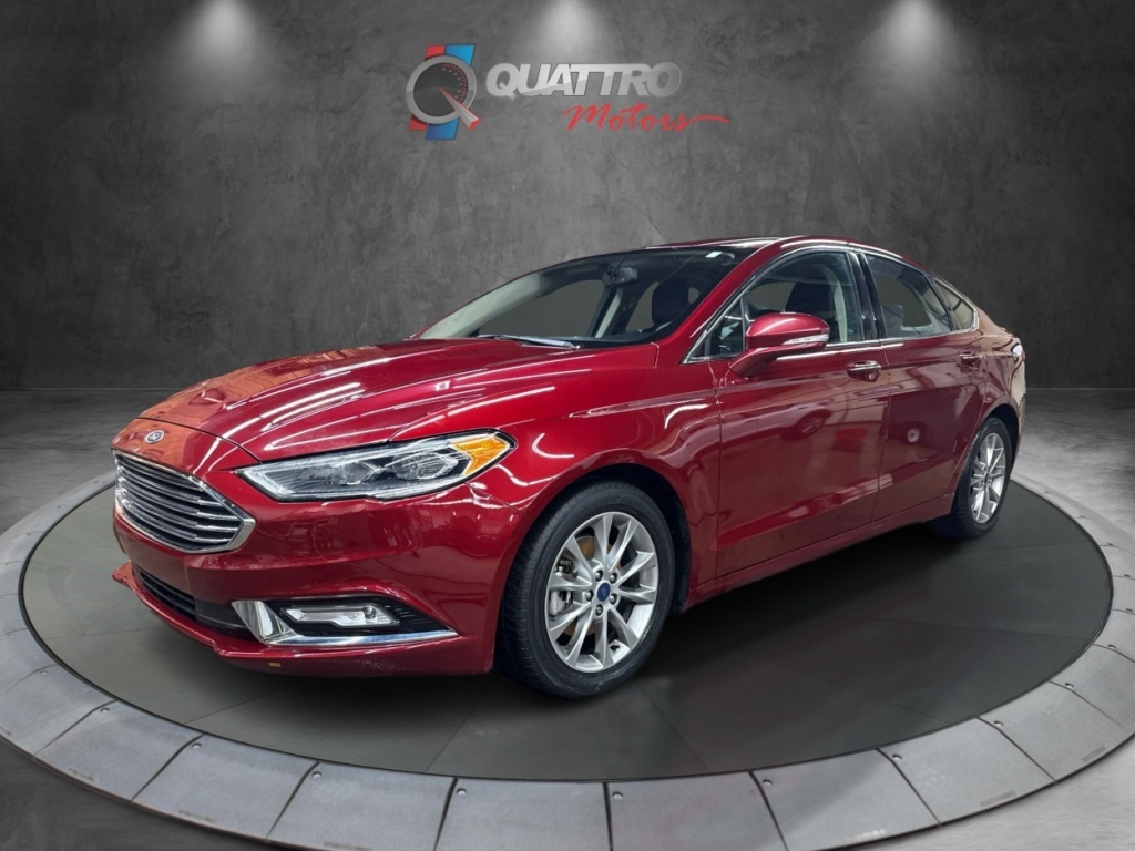 Ruby Red Metallic Tinted Clearcoat 2017 Ford Fusion SE Sedan Front-Wheel Drive 6-Speed Automatic