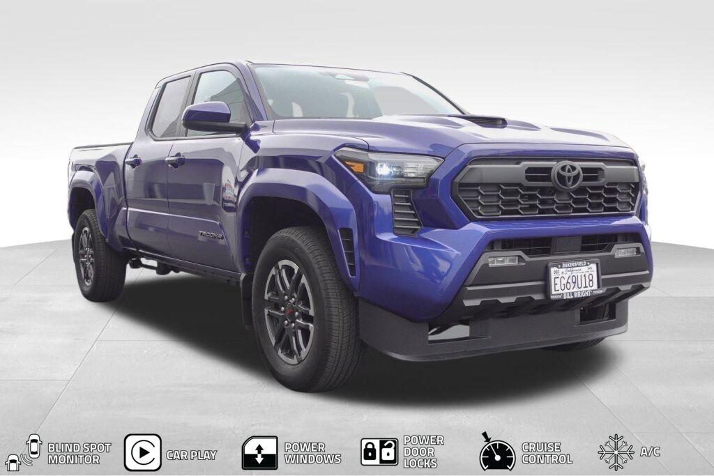 Blue 2025 Toyota Tacoma TRD Sport Double Cab LB RWD Pickup Truck 4X2 8-Speed Automatic