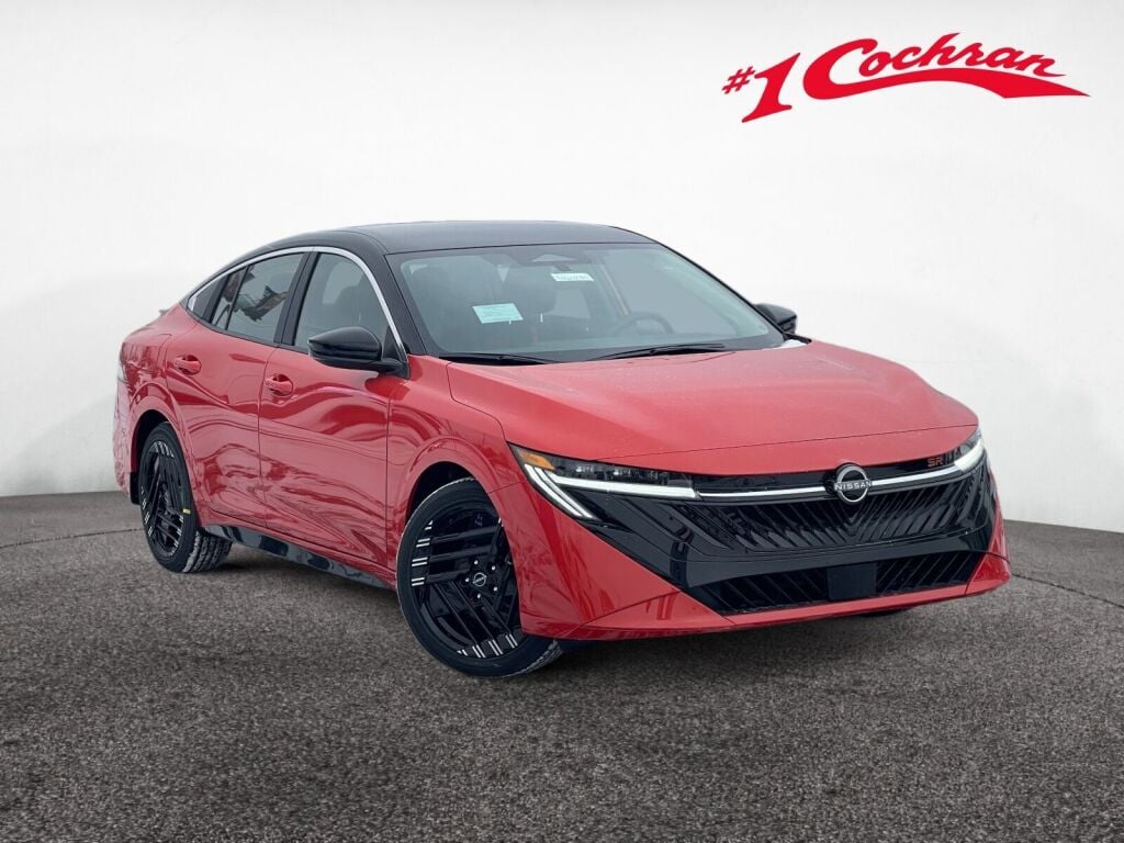 Energetic Ember/Super Black 2026 Nissan Sentra SR FWD Sedan Front-Wheel Drive Continuously Variable Transmission