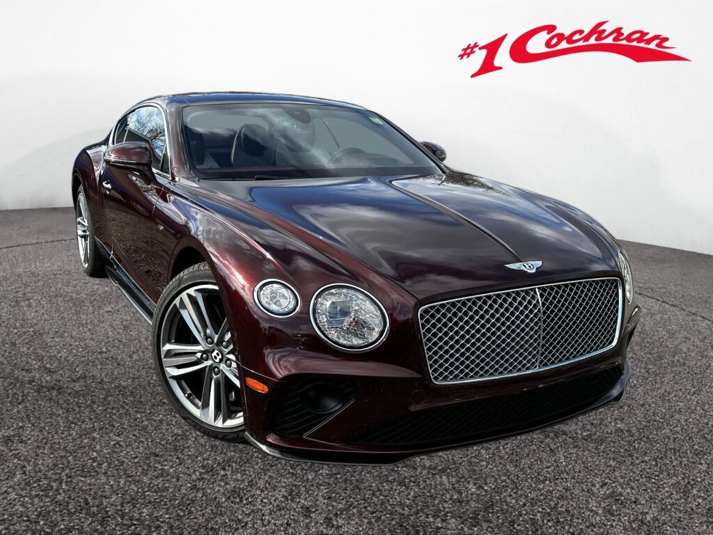 Red (Burgundy) 2021 Bentley Continental GT V8 AWD Coupe All-Wheel Drive 8-Speed Automatic