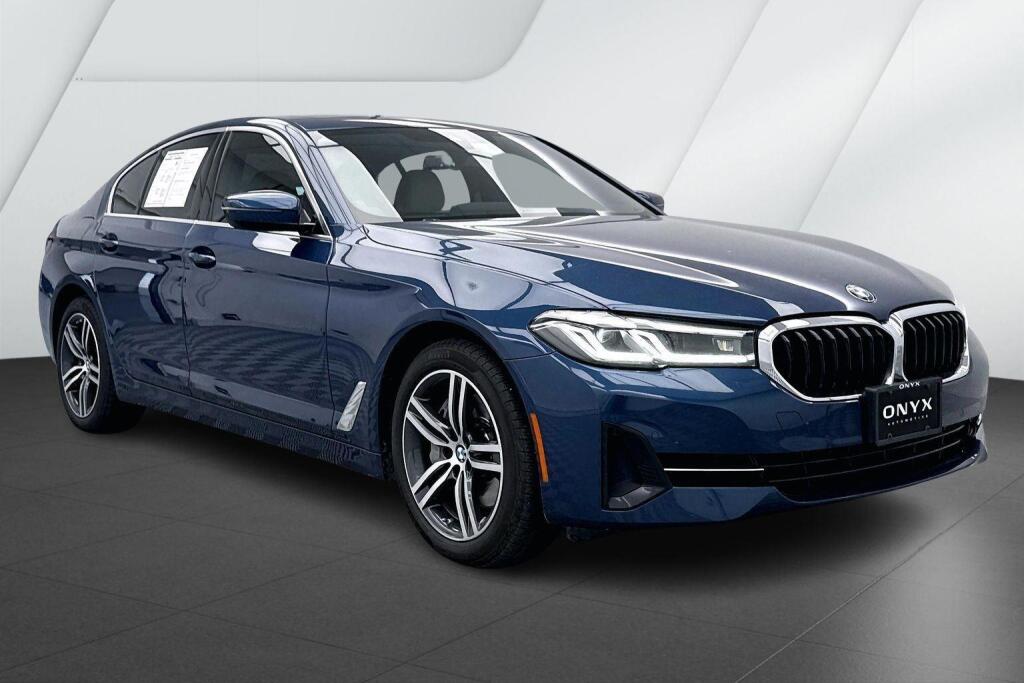 Phytonic Blue Metallic 2021 BMW 5 Series 540i xDrive AWD Sedan All-Wheel Drive Automatic