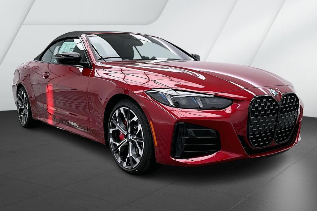 Vegas Red Metallic 2026 BMW 4 Series 430i Convertible xDrive Convertible All-Wheel Drive Automatic
