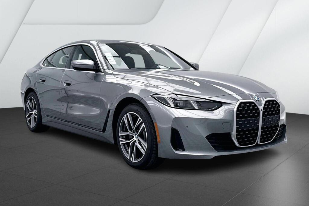 Gray (Skyscraper Grey Metallic) 2026 BMW 4 Series 430i Gran Coupe xDrive Sedan All-Wheel Drive Automatic
