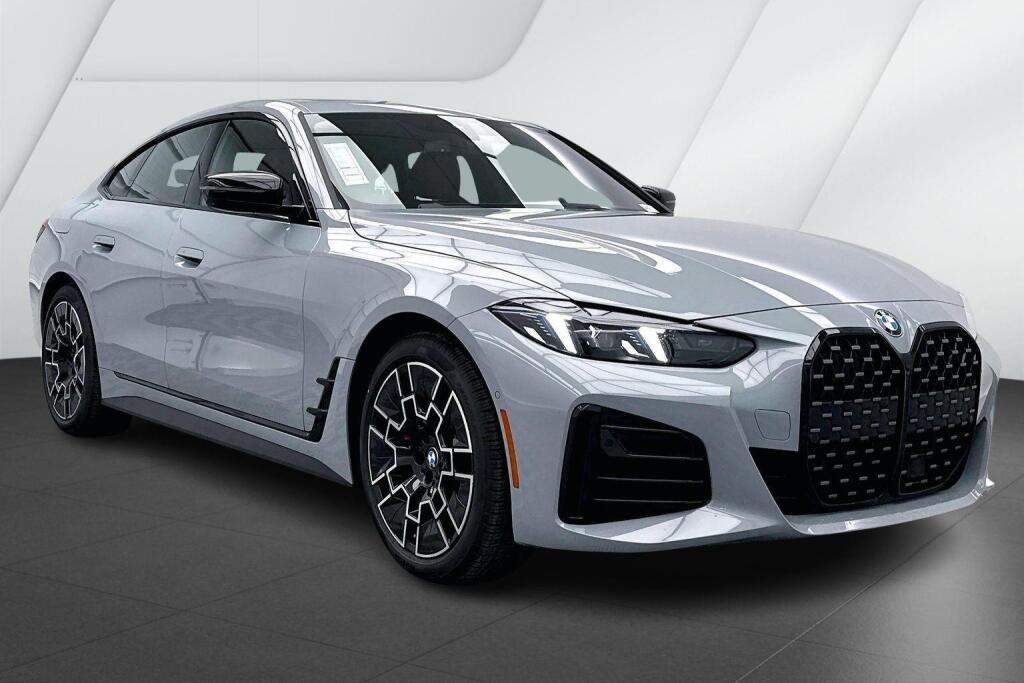 Gray (Brooklyn Grey Metallic) 2026 BMW 4 Series 430i Gran Coupe xDrive Sedan All-Wheel Drive Automatic