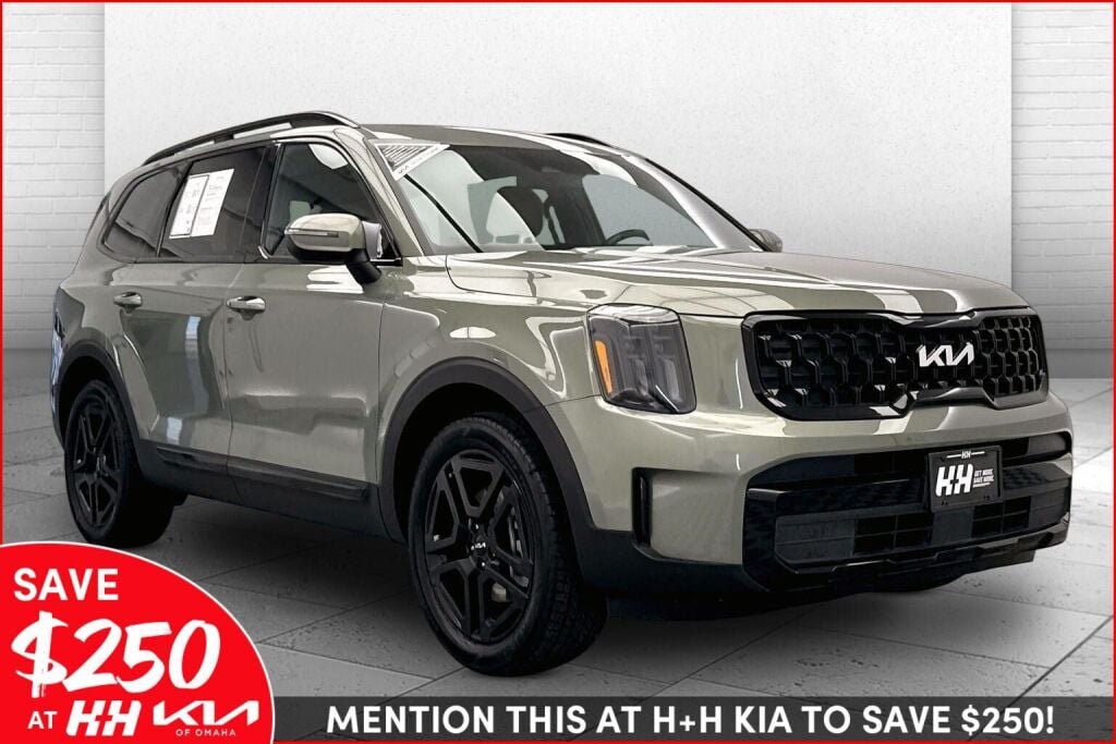 Jungle Green 2024 Kia Telluride EX X-Line AWD SUV / Crossover All-Wheel Drive Automatic