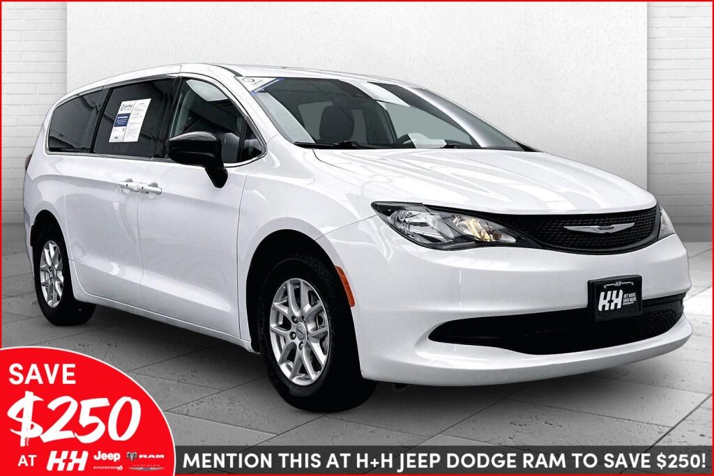 Bright White Clearcoat 2024 Chrysler Voyager LX FWD Minivan Front-Wheel Drive 9-Speed Automatic