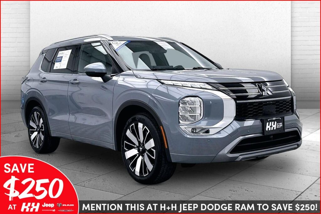 Cosmic Blue Metallic 2025 Mitsubishi Outlander SEL FWD SUV / Crossover Front-Wheel Drive Continuously Variable Transmission