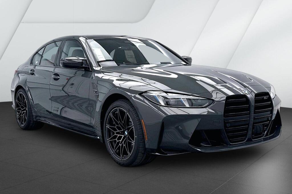 Gray (Dravit Grey Metallic) 2026 BMW M3 Competition xDrive Sedan All-Wheel Drive Automatic