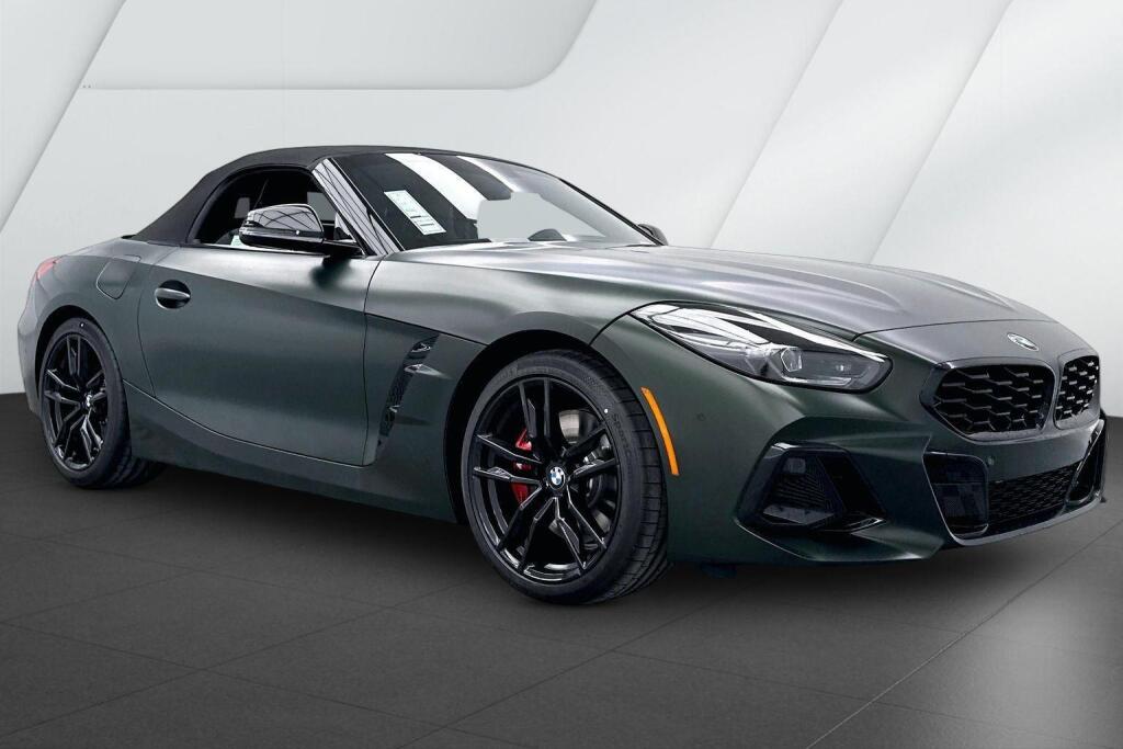Frozen Deep Green Metallic 2026 BMW Z4 M40i RWD Convertible Rear-Wheel Drive Manual