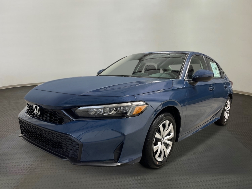 Blue Lagoon Pearl 2026 Honda Civic LX FWD Sedan Front-Wheel Drive Continuously Variable Transmission