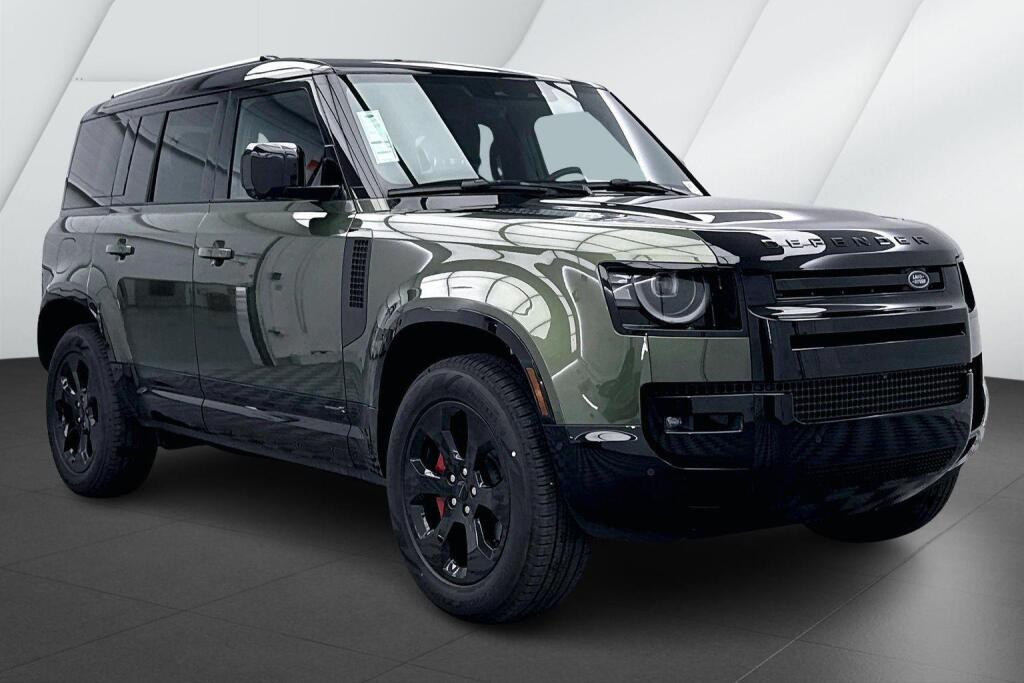 Woolstone Green Metallic 2026 Land Rover Defender 110 P400 X AWD SUV / Crossover All-Wheel Drive Automatic