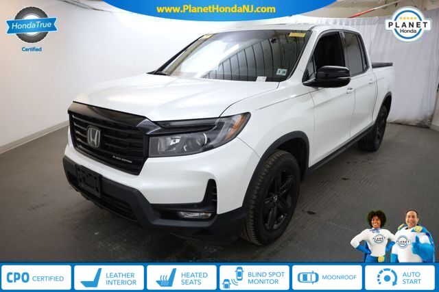 Platinum White Pearl 2023 Honda Ridgeline Black Edition AWD Pickup Truck All-Wheel Drive 9-Speed Automatic