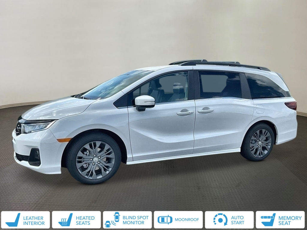 Platinum White Pearl 2026 Honda Odyssey Touring FWD Minivan Front-Wheel Drive Automatic
