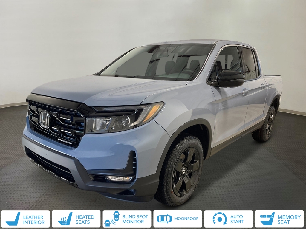Sonic Gray Pearl 2026 Honda Ridgeline Black Edition AWD Pickup Truck All-Wheel Drive 9-Speed Automatic