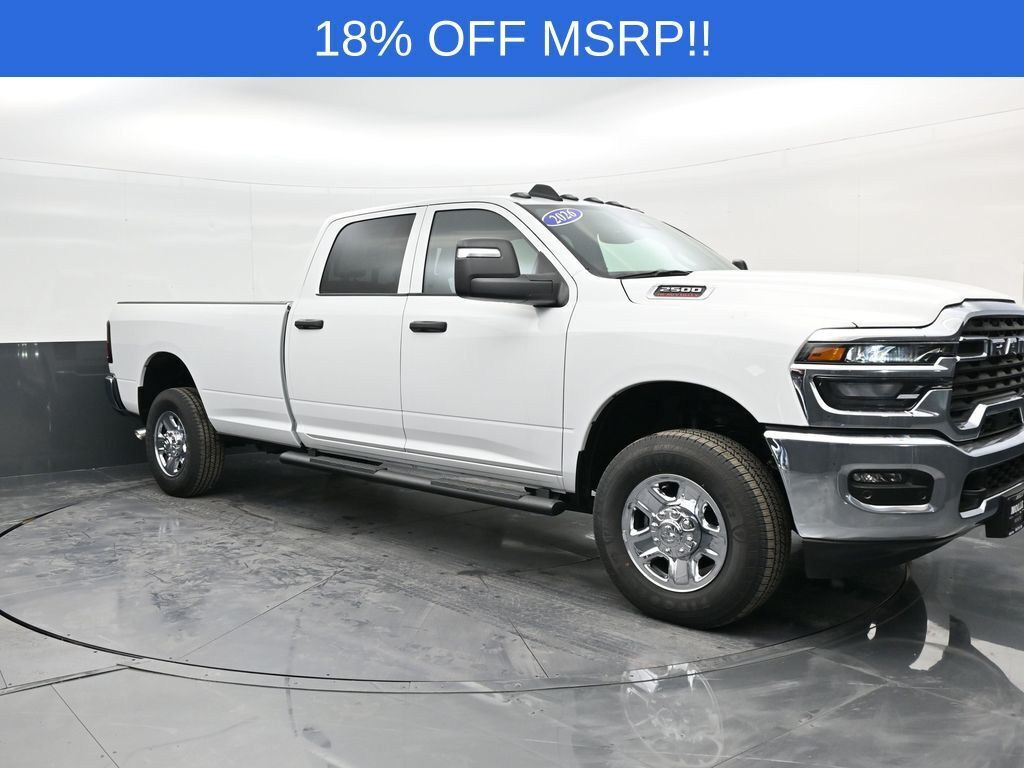 Bright White Clearcoat 2026 RAM 2500 Tradesman Crew Cab LB 4WD Pickup Truck Four-Wheel Drive 8-Speed Automatic