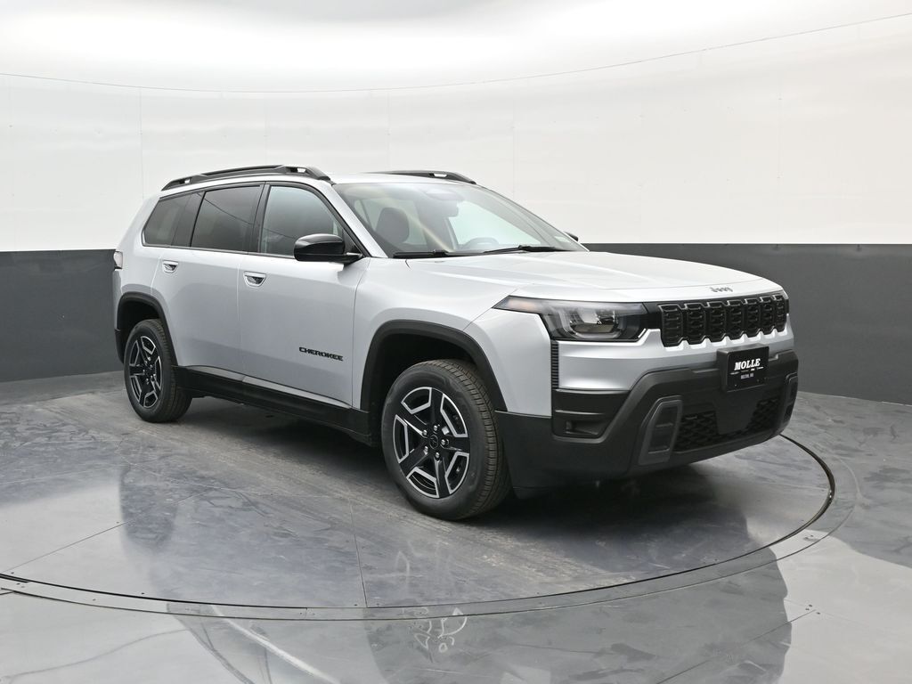 Silver Zynith Clearcoat 2026 Jeep Cherokee Laredo 4WD SUV / Crossover Four-Wheel Drive Continuously Variable Transmission