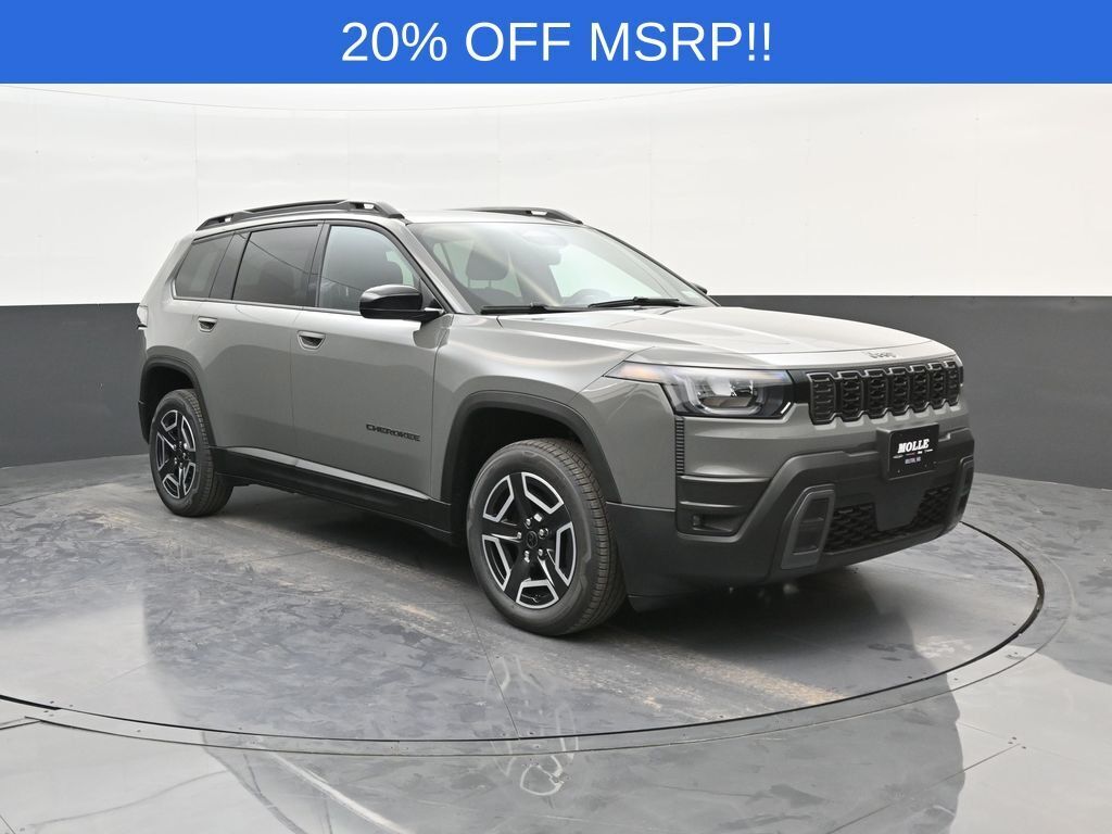 Sting-Gray Clearcoat 2026 Jeep Cherokee Laredo 4WD SUV / Crossover Four-Wheel Drive Continuously Variable Transmission