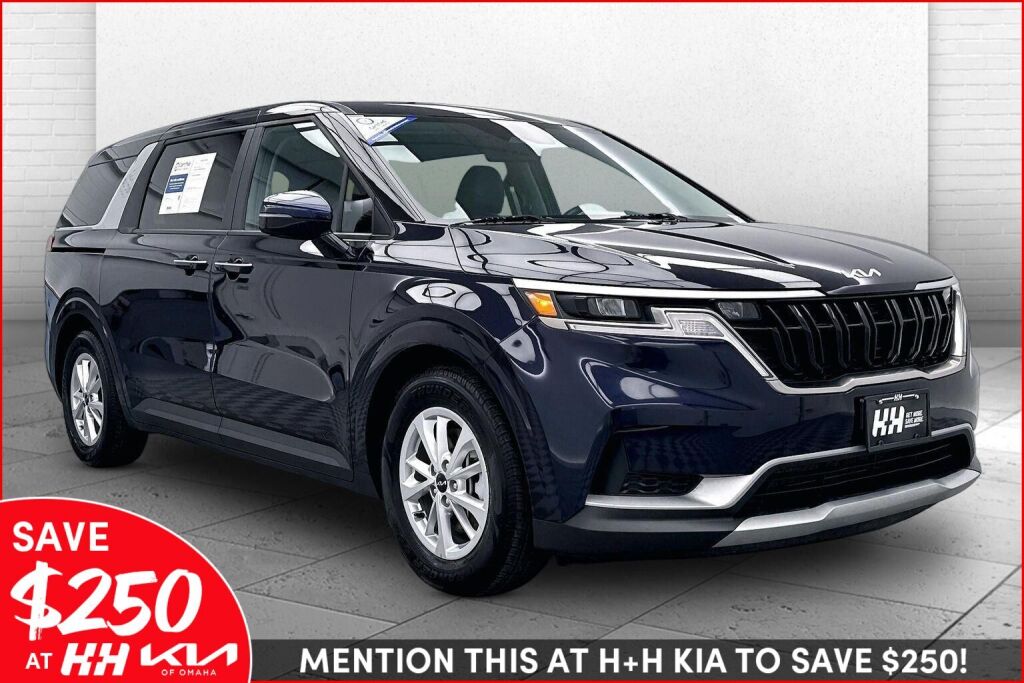 Deep Chroma Blue 2024 Kia Carnival LX FWD Minivan Front-Wheel Drive Automatic