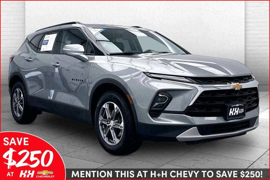 Sterling Gray Metallic 2024 Chevrolet Blazer 3LT AWD SUV / Crossover All-Wheel Drive 9-Speed Automatic