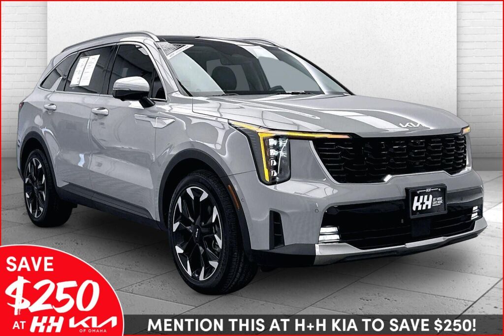 Wolf Gray 2025 Kia Sorento SX FWD SUV / Crossover Front-Wheel Drive Automatic