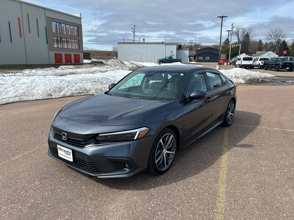 Meteorite Gray Metallic 2023 Honda Civic Touring FWD Sedan Front-Wheel Drive Continuously Variable Transmission