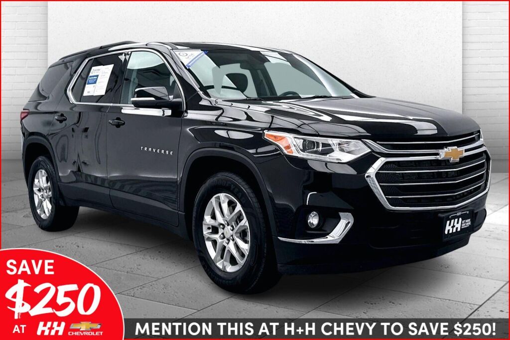 Mosaic Black Metallic 2021 Chevrolet Traverse LT Cloth AWD SUV / Crossover Four-Wheel Drive 9-Speed Automatic
