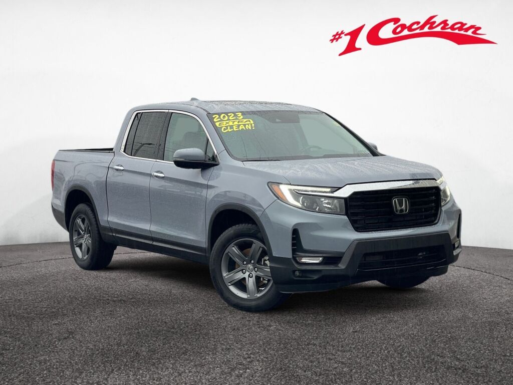 Sonic Gray Pearl 2023 Honda Ridgeline RTL-E AWD Pickup Truck All-Wheel Drive 9-Speed Automatic