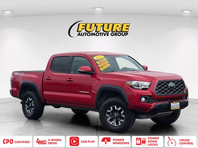 Barcelona Red 2023 Toyota Tacoma TRD Off Road Double Cab 4WD Pickup Truck Four-Wheel Drive 6-Speed Automatic