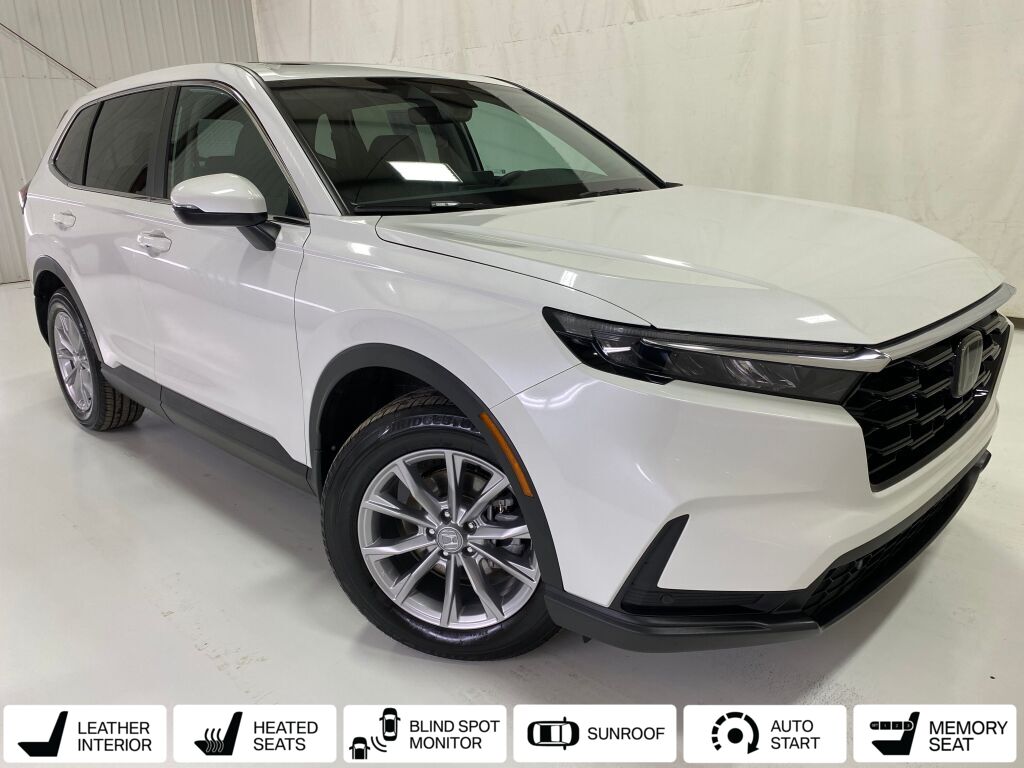 2025 Honda CR-V EX-L Platinum White Pearl at Rochrich Mazda