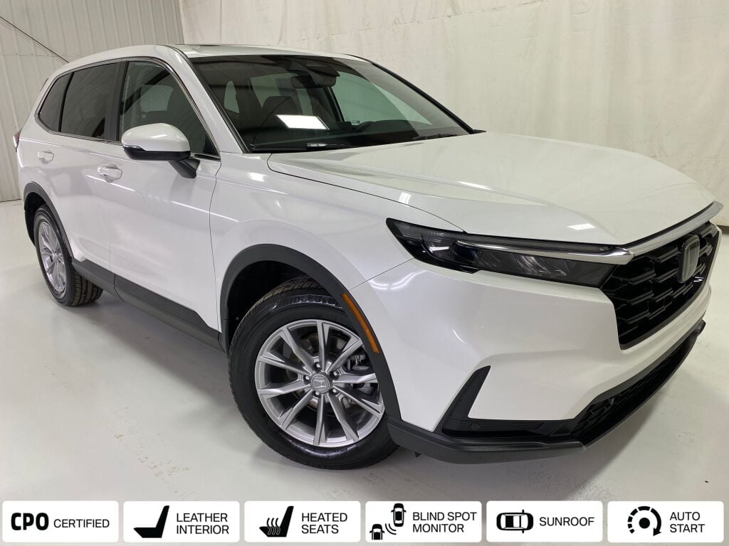 2025 Honda CR-V EX-L Platinum White Pearl at South Hills Kia