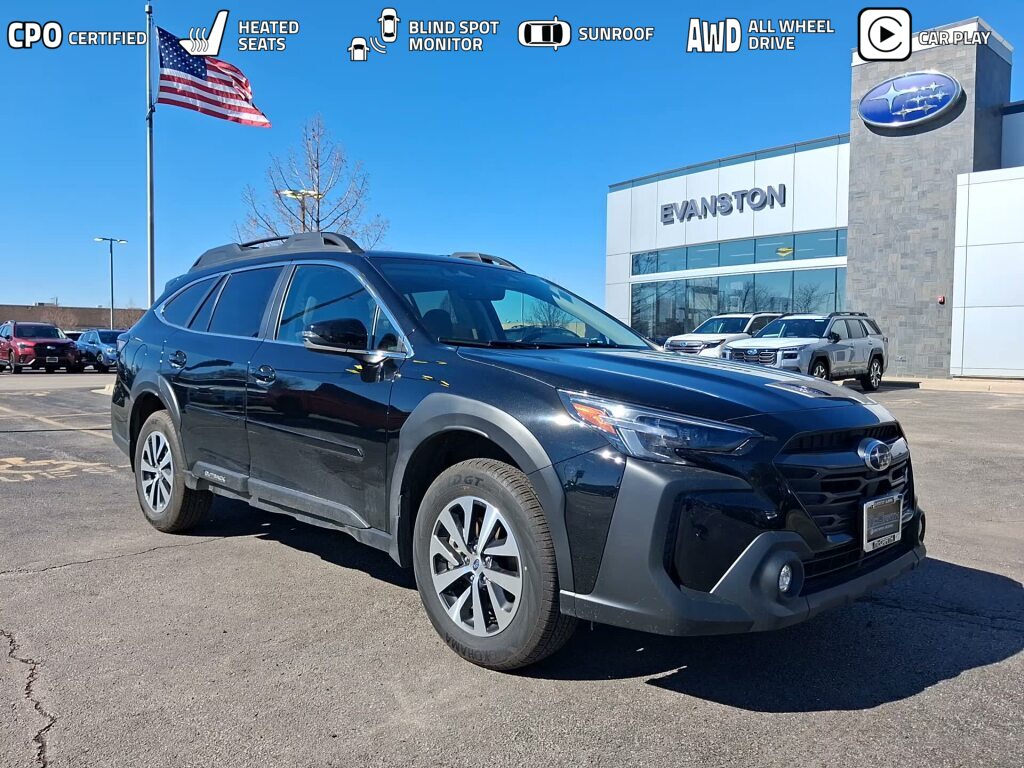 Crystal Black Silica 2025 Subaru Outback Premium AWD SUV / Crossover All-Wheel Drive Continuously Variable Transmission