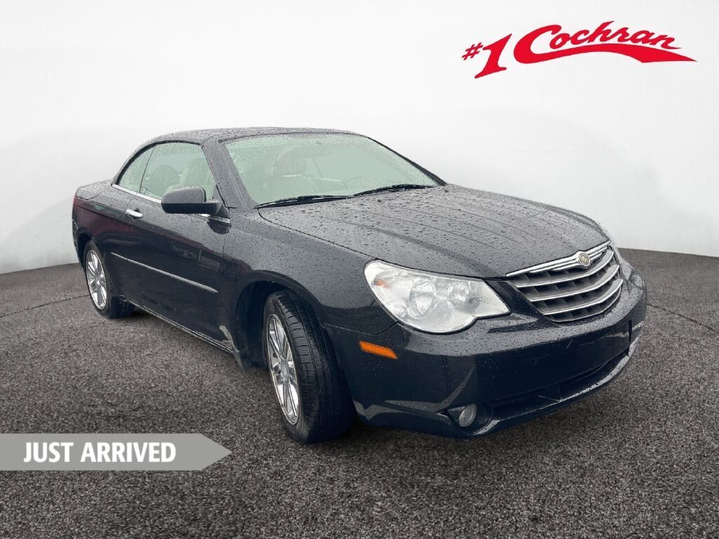 Brilliant Black 2008 Chrysler Sebring Limited Convertible FWD Convertible Front-Wheel Drive 6-Speed Automatic