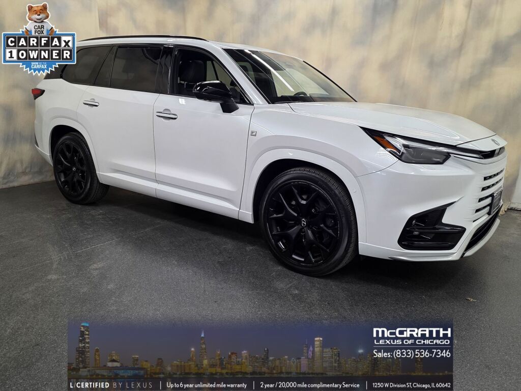 White (Wind Chill Pearl) 2025 Lexus TX 350 F SPORT Handling AWD SUV / Crossover All-Wheel Drive 8-Speed Automatic