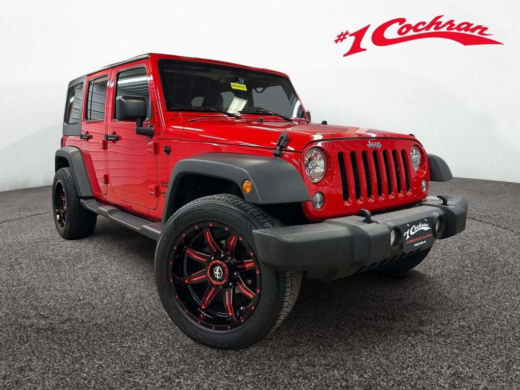 Firecracker Red Clearcoat 2017 Jeep Wrangler Unlimited Sport 4WD SUV / Crossover Four-Wheel Drive 5-Speed Automatic