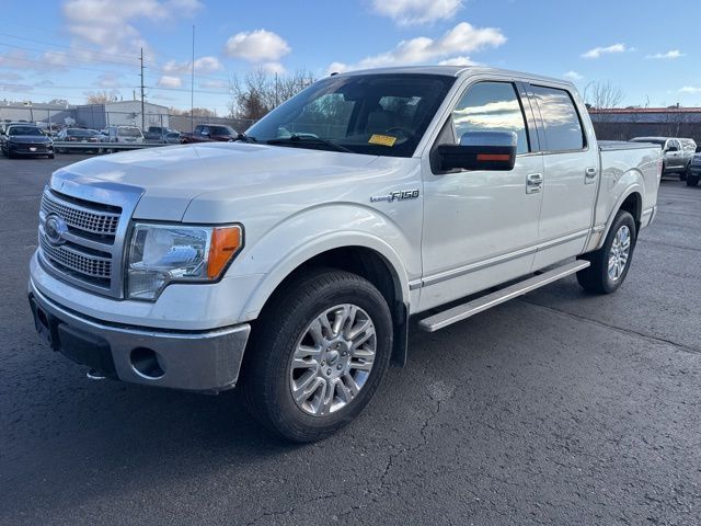 White Sand Clearcoat Tri-Coat 2009 Ford F-150 Platinum SuperCrew 4WD Pickup Truck Four-Wheel Drive 6-Speed Automatic