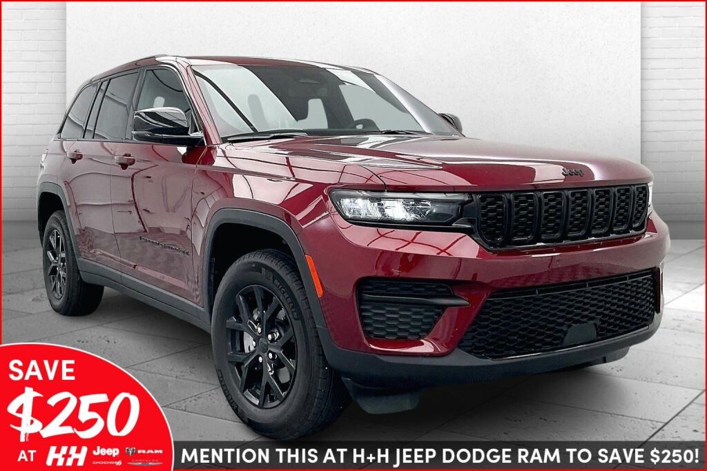 Velvet Red Pearlcoat 2024 Jeep Grand Cherokee Altitude 4WD SUV / Crossover Four-Wheel Drive 8-Speed Automatic