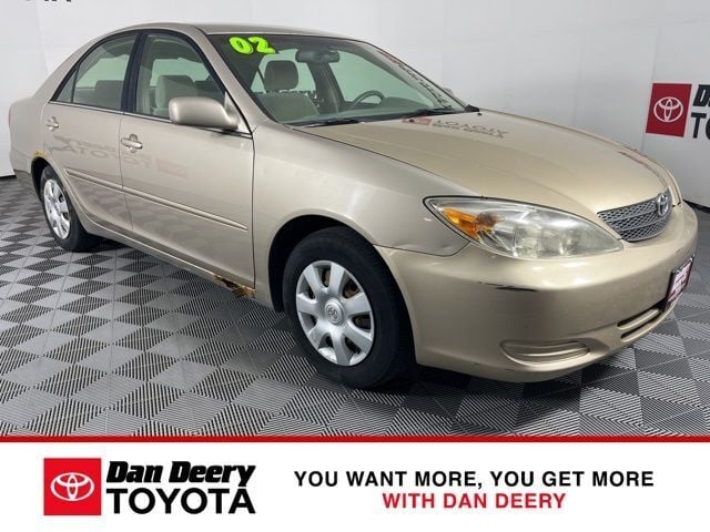 Desert Sand Mica 2002 Toyota Camry LE Sedan Front-Wheel Drive 4-Speed Automatic Overdrive
